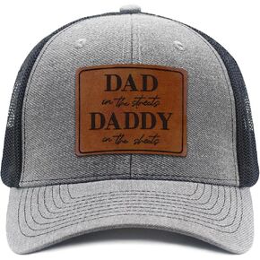 Daddy to Be Dad in The Street Daddy in The Sheets Hat Daddy Leather Patch Baseball Cap Gifts for Him Father's Day Birthday in Kuwait