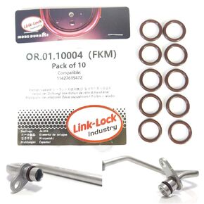 10pcs fkm Viton Or.01.10004 خط أنابيب الشحن التوربيني O-Ring 11427615472 لـ BMW N20 N26 B57 in Kuwait