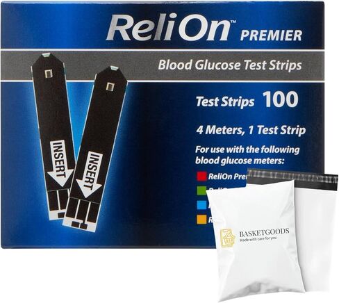 Premier Test Strips 100 Count | Premier Blood Glucose Test Strips | Diabetes Test Strips (100) in Saudi Arabia