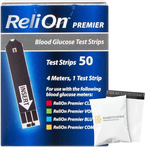 Premier Test Strips 100 Count | Premier Blood Glucose Test Strips | Diabetes Test Strips (100) in Saudi Arabia