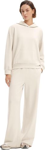 SUUKSESS Women 2 Piece Sets 2025 Oversized Hoodie Sweatshirt Wide Leg Sweatpants in Saudi Arabia