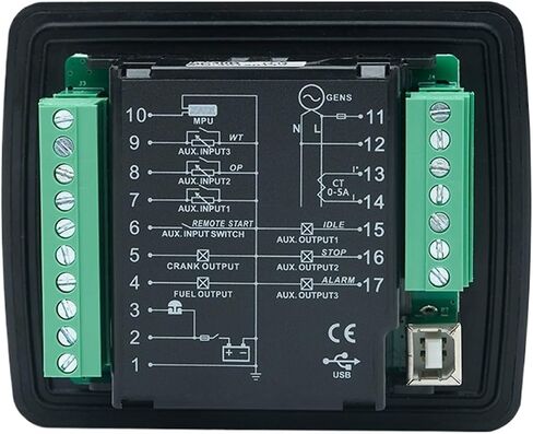 DC30D Generator Start Stop Parameter Monitoring Engine Control Module Unit in Saudi Arabia