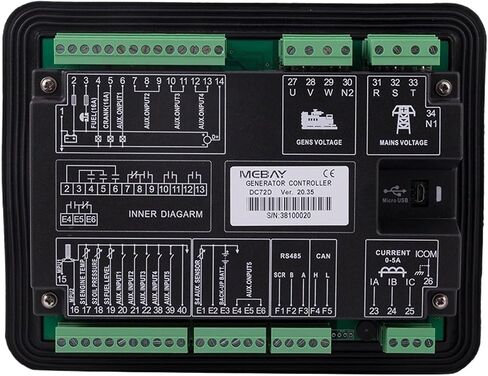 DC70D DC72D DC70DR DC72DR MK2 Generator Controller Display Auto Start Module Module Diesel Genet Parts (DC70DR) in Saudi Arabia