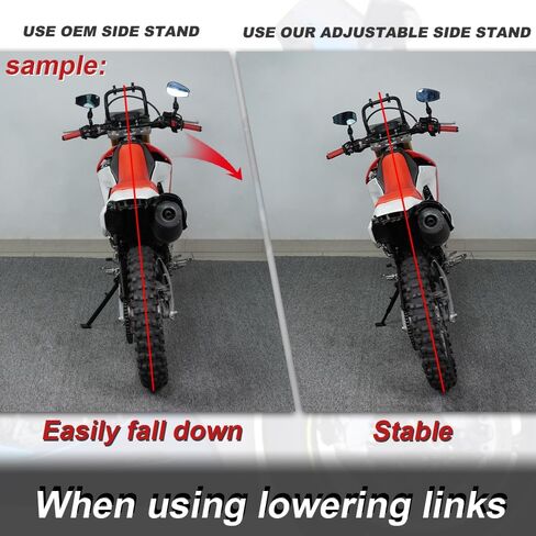 Xitomer 3'' Adjustable Kickstand Fit for GSX-R600 / GSX-R750 2011-2025 GSXR 600 GSXR 750 Motorcycle Adjustable Side Stand Foot Side Support in Saudi Arabia