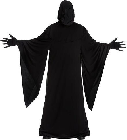 Morph Grim Reaper Costume For Men With Scythe, Adult Grim Reaper Robe, Spooky Halloween Costumes For Men in Saudi Arabia