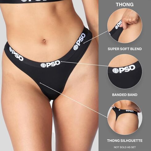 PSD Women's Moody Pop Th 4Pk Bx Thong، متعدد، XL in Kuwait