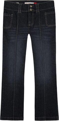 Lucky Brand Girls Mid Rise Flare Stretch Denim Jean ، Zipper Fly & Button Closure in Saudi Arabia