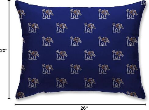 Pegasus Sports NCAA Plush Logo Bed Pillow Clemson in Saudi Arabia