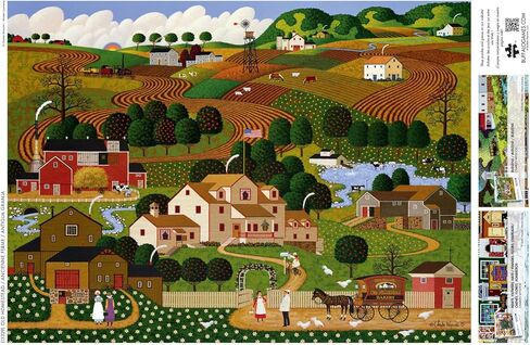 Buffalo Games - Charles Wysocki - Shops and Buggies - 1000 Piece Jigsaw Puzzle for Adults Challenging Puzzle Perfect for Game Nights - Finished Puzzle Size is 26.75 x 19.75 in Saudi Arabia