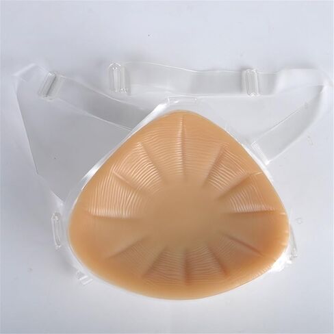 ALKANI Single Shoulder Strap Silicone Breast Right Left Side Fake Breasts with Adjustable Strap Suitable for Mastectomy Breast Cancer Patient (Color : Brown, Size : Medium) in Saudi Arabia