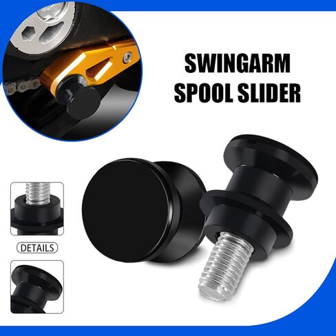 6MM CNC Swingarm Spools Sliders Stand Fit For RSV4 YZF-R7 YZF R3 R25 R6 R1 YZF600R FZ1 FZ6 FZ8 FJ09 FZ09 FZ10 MT03 MT-07 FZ07MT09 MT10 XSR700 XSR900 Tracer 9GT and Other Models in Saudi Arabia