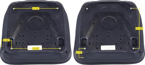 6598809 Bucket Seat fits Bobcat 1600 2400 2410 A220 A300 S100 S130 S150 S160 S175 S185 S220 S250 S300 S330 S70 T180 T190 T200 - Replaces B16598809 - 1 Pack in Saudi Arabia