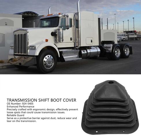 Transmission Shift Boot Cover 924‑5405 Protective Rubber Sturdy Transmission Shift Boot Replacement for Kenworth W900 T800 T2000 T300 in Saudi Arabia