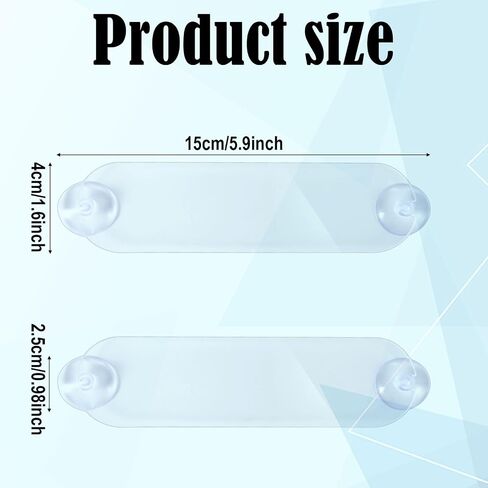 Boxob 2PCS EZ PASS حامل ، EZ PASS Strips with undamive & Strong Acture Cups Universal Transponder in Saudi Arabia