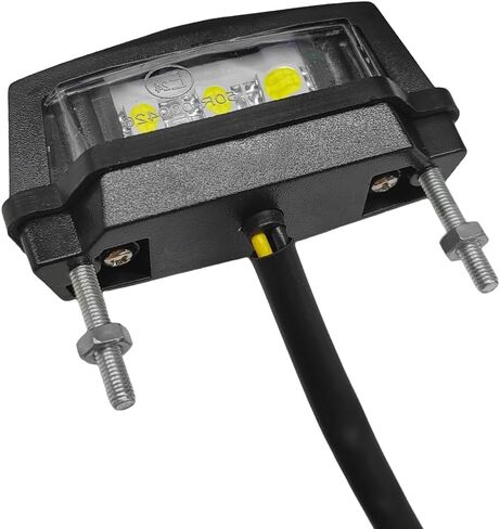 مجموعة مصباح لوحة الترخيص ، 12 فولت LED ساطع دراجة نارية خلفية ضوء الفرامل إشارات انعطاف ، 6K مقاوم للماء مصباح ترخيص الذيل مصباح عالمي لمعظم الدراجات النارية in Saudi Arabia