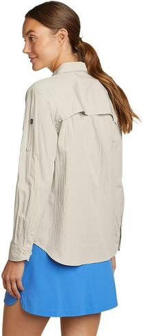 دليل Eddie Bauer Women's UPF قميص طويل الأكمام in Kuwait
