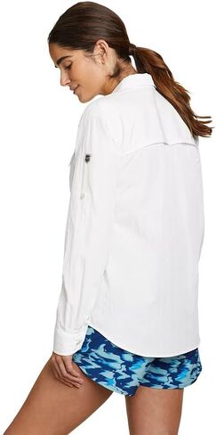 دليل Eddie Bauer Women's UPF قميص طويل الأكمام in Kuwait