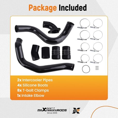 maXpeedingrods Intercooler Pipe Boot Kit with Intake Elbow for Ford F-250 F-350 F-550 Super Duty 2003-2007 F-450 Super Duty 2004-2007, Excursion 2003-2005, 6.0L Powerstroke Diesel in Saudi Arabia