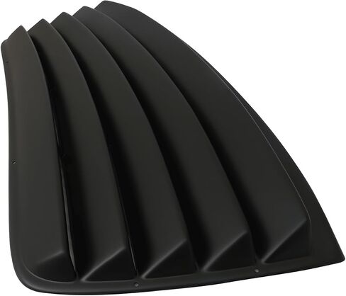 IKON MOTORSPORTS Window Louver Compatible with 2008-2023 Dodge Challenger, Unpainted Black PUR Rear Windshield Louver Sun Shade Cover in Saudi Arabia