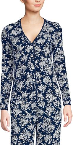 Lands' End Women's Pointelle Long Sleeve Sleep Cardigan in Saudi Arabia