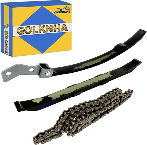 Cam Timing Chain & Guide for Moto 4 TTR230 TW200 Bear Tracker 250 Timberwolf 250 XT225 XT200 XT125 OEM#5H0-12231-00-00 5N0-12241-00-00 in Saudi Arabia