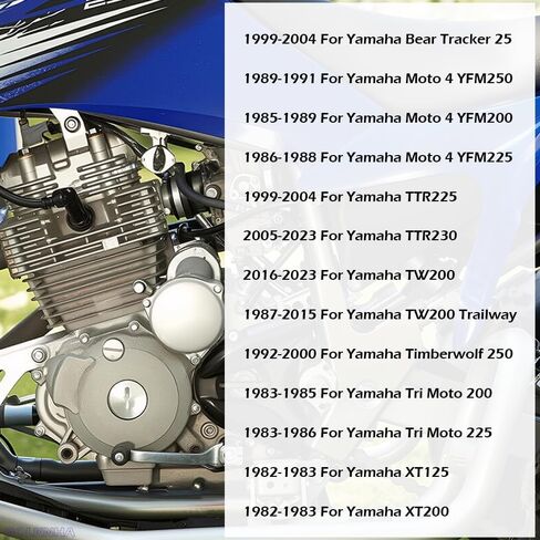 Cam Timing Chain & Guide for Moto 4 TTR230 TW200 Bear Tracker 250 Timberwolf 250 XT225 XT200 XT125 OEM#5H0-12231-00-00 5N0-12241-00-00 in Saudi Arabia