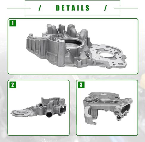 8C3Z6019B Aluminum Engine Timing Chain Cover Compatible with Ford F250 F350 F450 F550 Super Duty 2008-2010 in Saudi Arabia