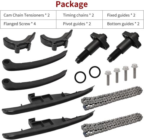 Cam Timing Chain & Guide Tensioner Kit Compatible with Can-Am Renegade Outlander 500 570 650 800 Commander 800 Defender HD8 OEM# 420436015 420436014 420236584 in Saudi Arabia