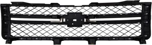 Garage-Pro Front Grille Assembly for 2011-2014 Chevrolet Silverado 2500 HD, Silverado 3500 HD, Chrome Shell with Painted Black Insert, Truck Grill - GM1200639C in Saudi Arabia