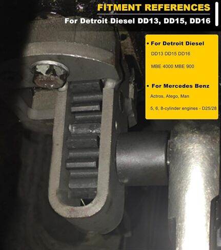 CAMOO J-46392 أداة منع المحرك ، أداة تحول المحرك مع صندوق تخزين لـ Detroit Diesel DD13 ، DD15 ، DD16 ، MBE4000 ، MBE900 بديل لـ J-46392 W904589046300 FLYWHEEL CRANKING TOOL in Kuwait