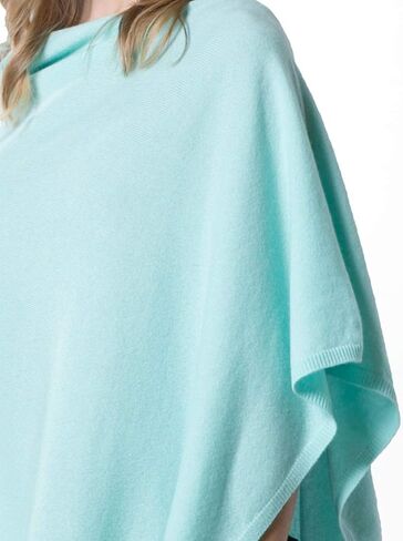 Asymmetrical 100% Cashmere Draped Poncho Dress Topper in Saudi Arabia