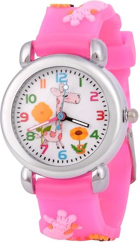 Kids Watch, 3D Cartoon Toddler Watches, Analog Quartz Watches for Girls Boys with Comfortable Silicone Band Best Toys Gifts for Girls Boys Age 3-12 in Kuwait
