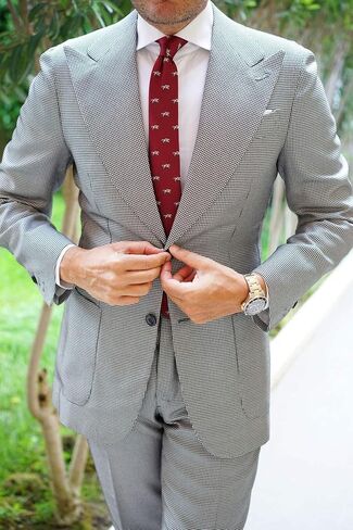 OTAA The Navy Blue Anchor Tie | Formal Neckties for Men | Groomsmen Wedding Ties | Designed by the Brothers at in Saudi Arabia