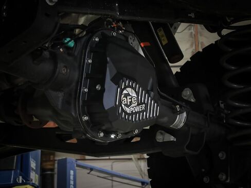 aFe POWER Pro Series Rear Differential Cover Black w/Machined Fins - #46-71320B - Ford F-150/Raptor 97-23 (9.75-12) in Saudi Arabia