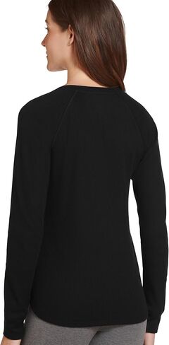 Jockey Women's Loungewear Long Sleeve Waffle Henley in Saudi Arabia