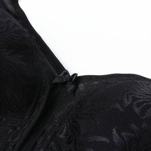 TELIMUSSTO Women's Full Cup Minimizer Bra Wide Straps Non Wired Non Padded Plus Size Comfort Everyday Bra in Saudi Arabia