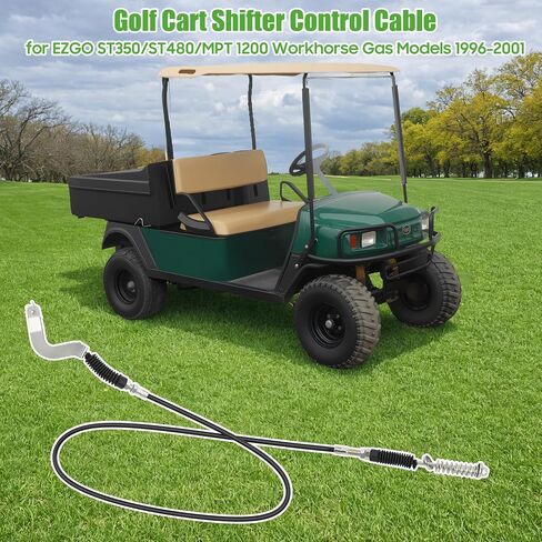 10L0L Golf Cart Transmission Forward Reverse Shift Cable for EZGO ST350/ST480/MPT 1200 Workhorse Gas Models 1996-2001, Replace OEM 72341-G01 in Saudi Arabia