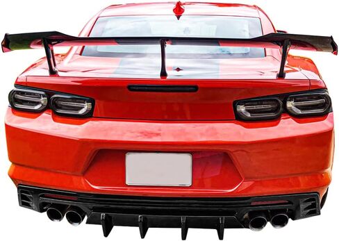 Ikon Motorsports الناشر الخلفي المصدفة الوفير متوافق مع 2016-2024 شيفروليه كامارو (باستثناء نموذج ZL1) ، أسود لامع PP Ikon النمط in Saudi Arabia