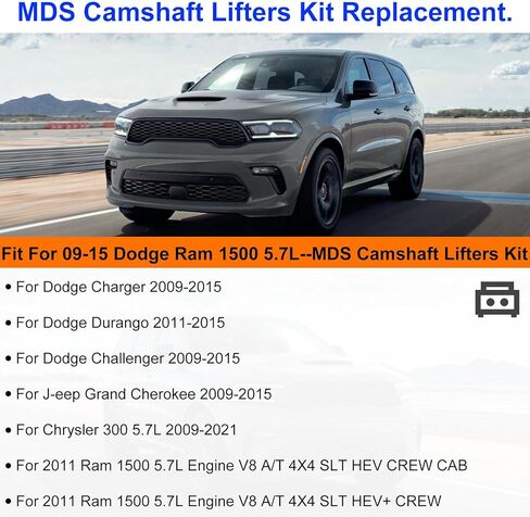 MDS 5.7L V8 HEMI عمود الحدبات طقم مع مجموعة حشد رأس المحرك لدودج رام 1500 V8 2009-2015 استبدال 53021726AC ، 53021726AD ، 53021726AE ، 53021726AC ، 53021726AD ، 530217AE ، HS26423PT in Kuwait