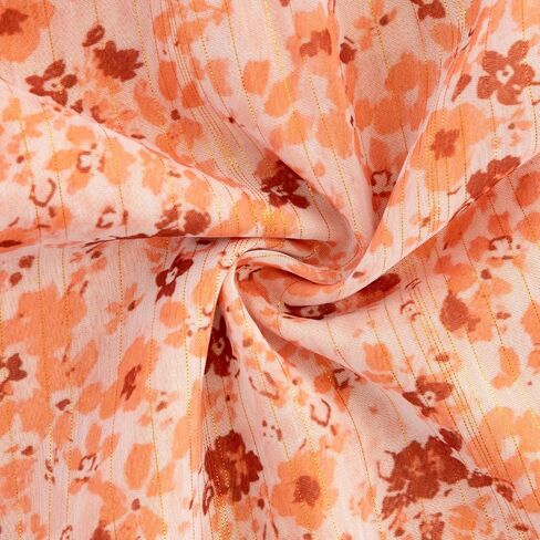 Girls Fall Long Sleeve Dress Floral Ruffle Flower Girl Formal Party Holiday Midi Dresses with Belt 5-14 Years in Kuwait