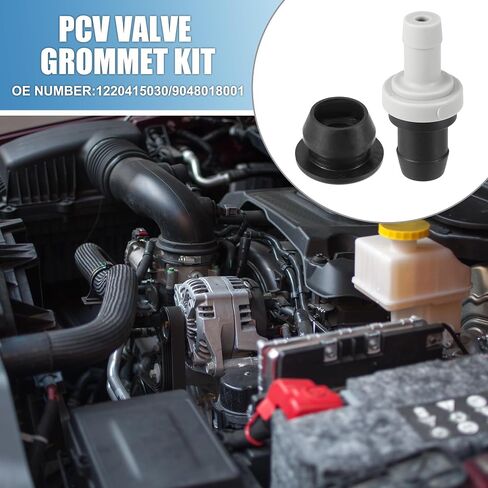PCV Valve Grommet Kit Exhaust Positive Crankcase Ventilation Fittings No.1220415030/9048018001 for Toyota Tercel 1983-1988 ABS and Rubber in Saudi Arabia