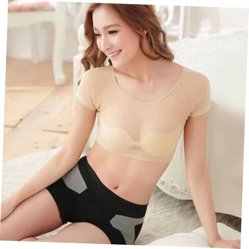 2 PCS فائقة الرقيقة الرقيقة من الإبطاء للملابس الداخلية للنساء للنساء مريح وغير قسيمة تصميم نصف لون البشرة in Saudi Arabia