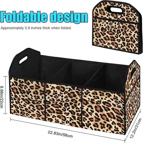Trippy Mushroom Pattern SUV Car Trunk Trunk Accessories 50L LOPLAPSIBLE CAR CAR in Saudi Arabia