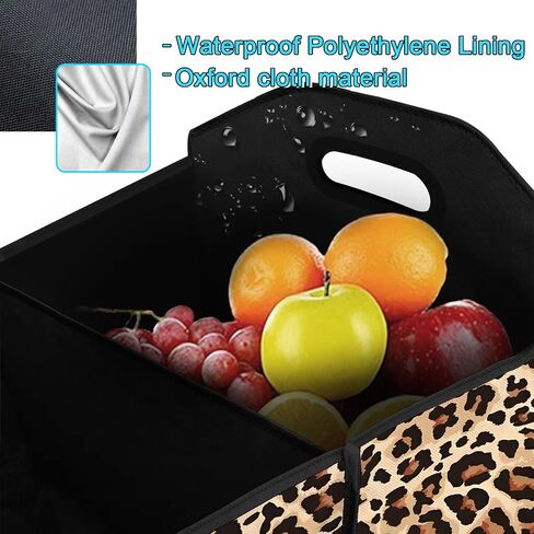 Trippy Mushroom Pattern SUV Car Trunk Trunk Accessories 50L LOPLAPSIBLE CAR CAR in Saudi Arabia