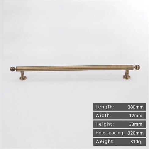 Solid Brass Pull Handle Kitchen Cabinet Drawer Gold Stripe Ball 1Pcs(6677.28-Antique) in Saudi Arabia