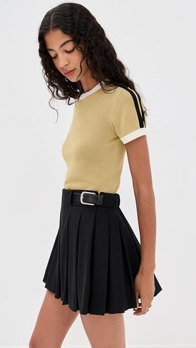 State & Lake Women's Ringer Track Tee in Kuwait