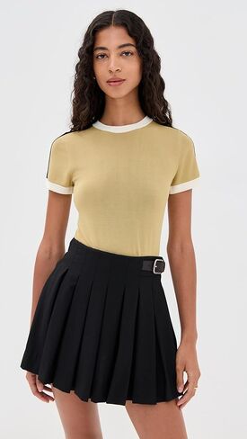 State & Lake Women's Ringer Track Tee in Kuwait