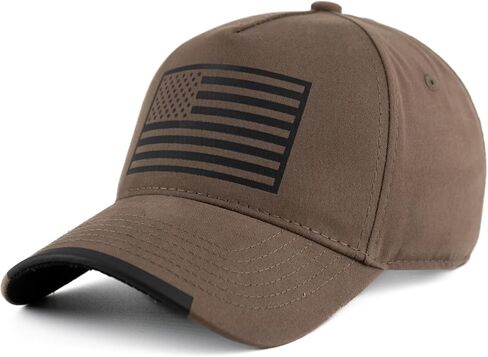USA Flag Patriotic 5 Panel Baseball Hat Men Women Cotton Adjustable Soft Touch in Saudi Arabia