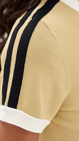 State & Lake Women's Ringer Track Tee in Kuwait