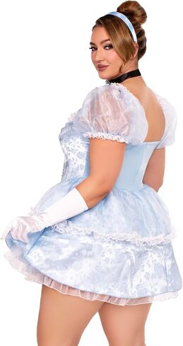 Leg Avenue Women's Ballroom Babe Cinderella Costume Includes Dress, Jeweled Choker, and Headband in Saudi Arabia